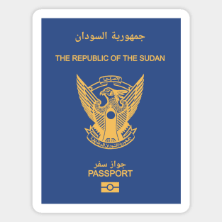 Sudan passport Magnet